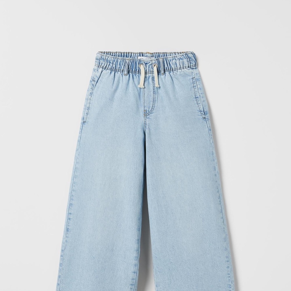 Light Blue jeans wide leg